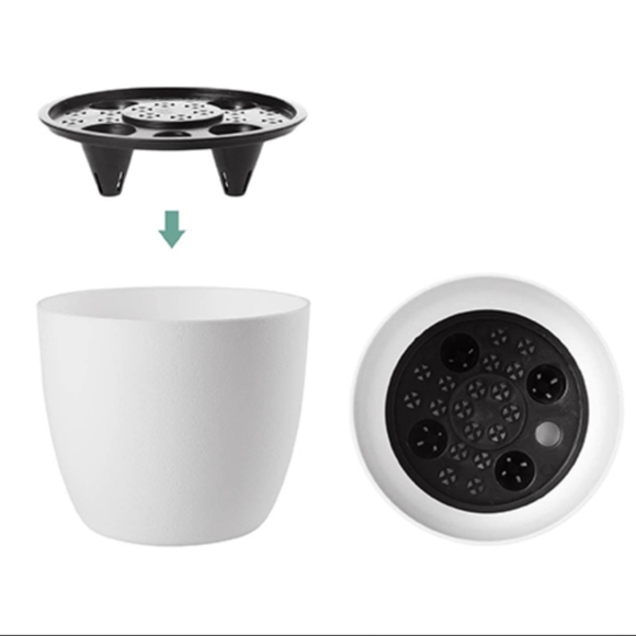 Self-watering funny phrase planter pot - Picture 2 of 2